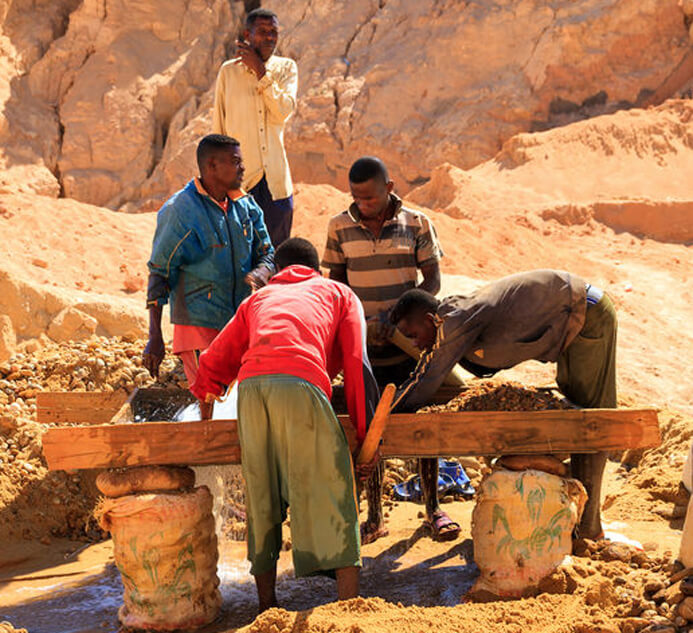 Miners from Africa